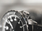 Laco Pilot Watches Special Models Köln MB 41mm Matte Black Dial Men's Watch 862191.MB