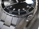 Laco Pilot Watches Special Models Köln MB 41mm Matte Black Dial Men's Watch 862191.MB