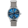 Laco Pilot Watches BASIC Aachen Blaue Stunde 39mm Blue Sunray Dial Men's Watch 862103.2