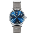Laco Pilot Watches BASIC Augsburg Blaue Stunde 39mm Blue Sunray Dial Men's Watch 862102.2