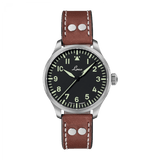 Laco Pilot Watches BASIC Augsburg 39mm Black Dial Men's Watch 861988