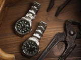 Laco Pilot Watches BASIC Aachen MB 39mm Black Dial Men's Watch 862139
