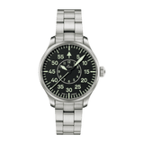 Laco Pilot Watches BASIC Aachen MB 39mm Black Dial Men's Watch 862139