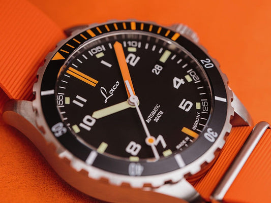 Laco Sport Watches Mojave RB 39mm Matte Black Dial Men's Watch 862132.RB