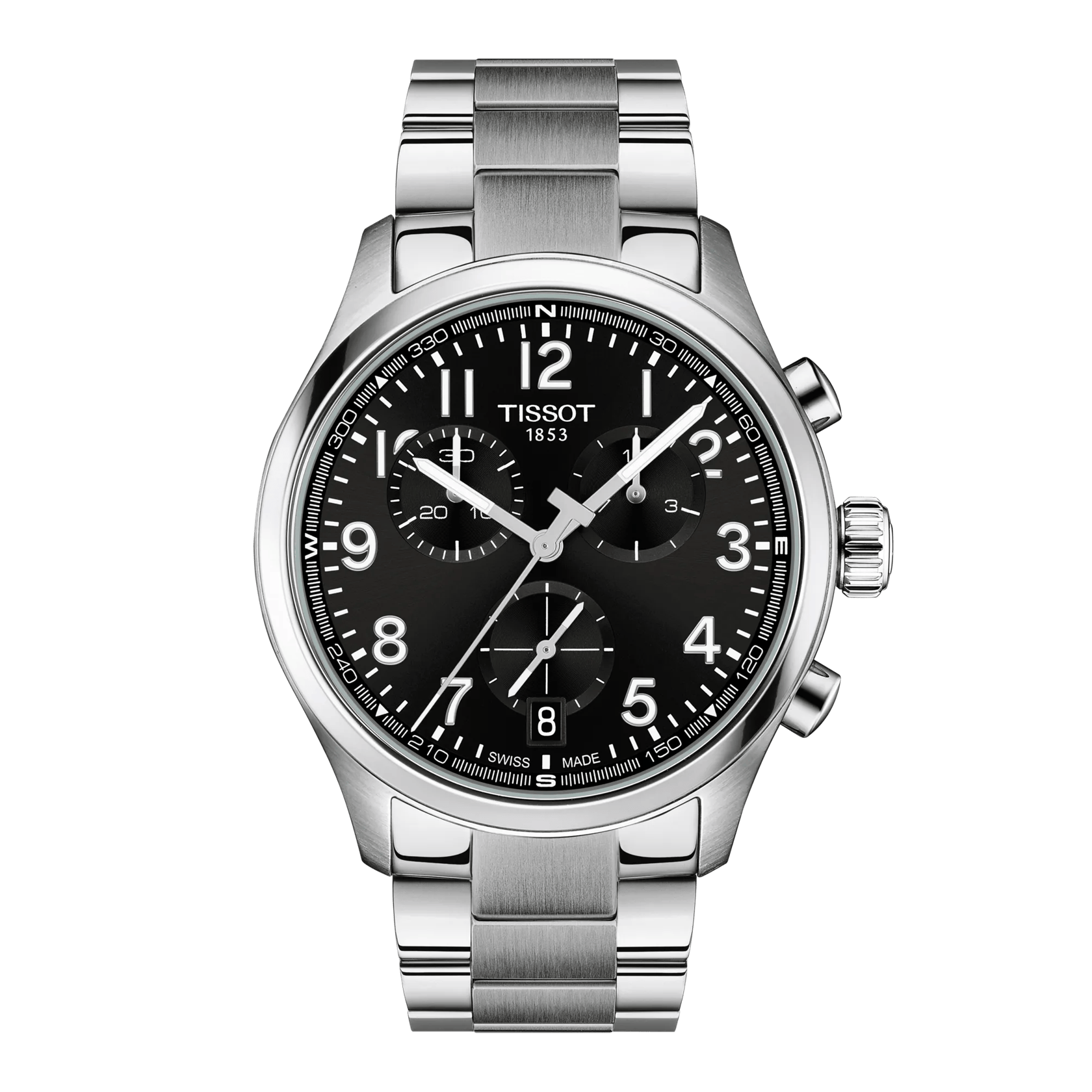 Tissot Chrono L 42mm Black Dial Men's Watch T1164171105200