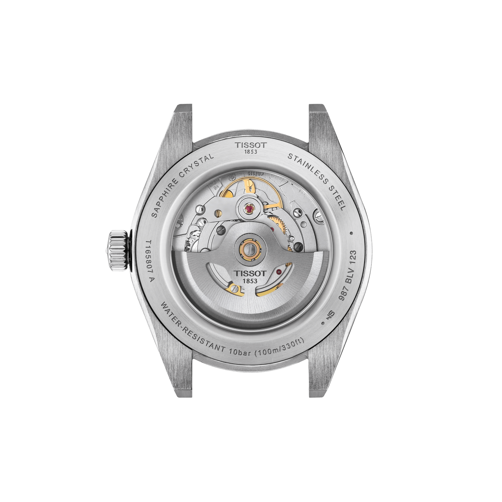 Tissot Gentleman Powermatic 80 Silicium 38mm Silver Dial Men's Watch T1658071103100