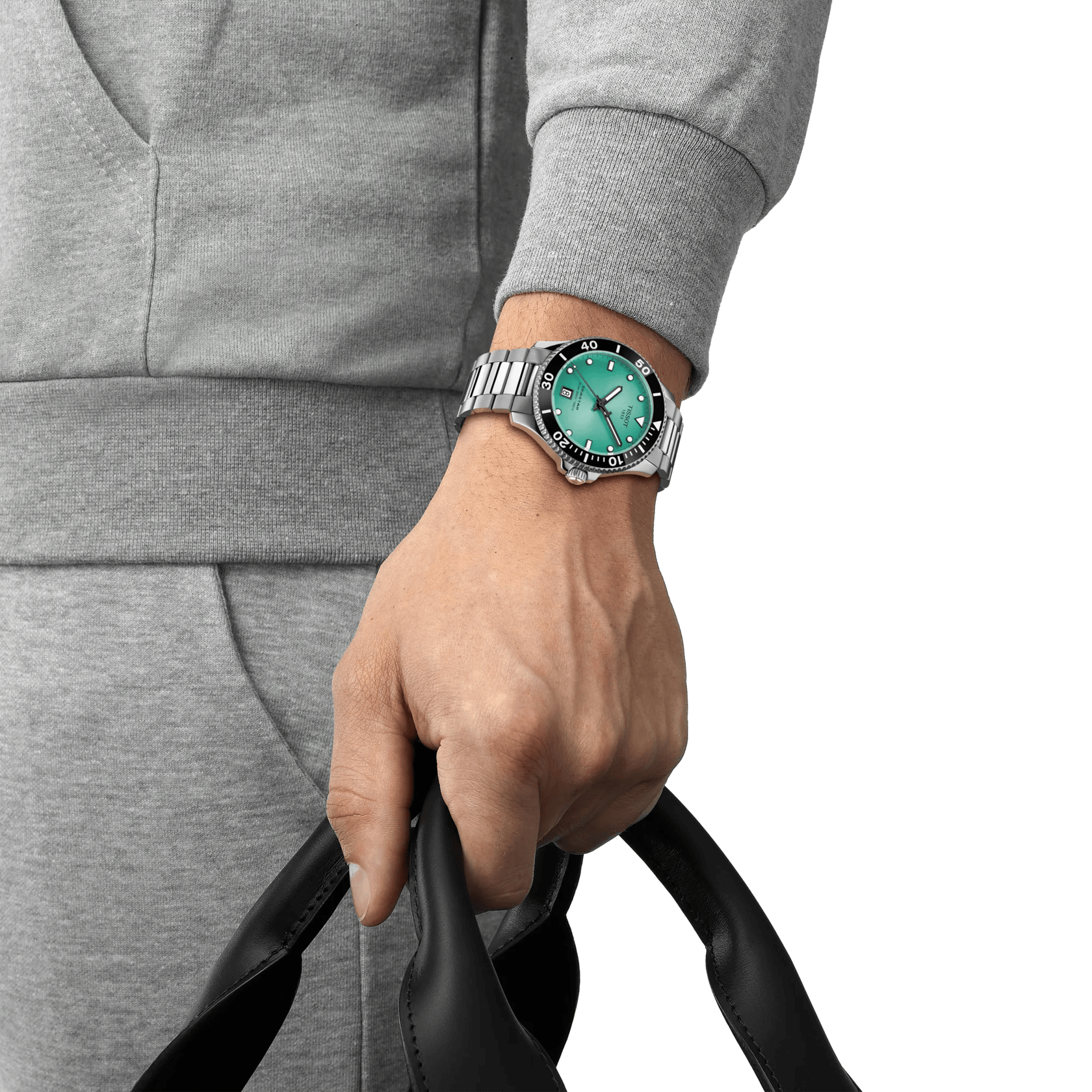 Tissot Seastar 1000 40mm Turquoise Dial Men's Watch T1204101109100
