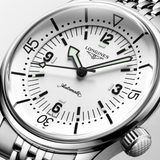 Longines Legend Diver 39mm White Matt Dial Men's Watch L37644166