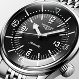 Longines Legend Diver 39mm Black Dial Men's Watch L37644507