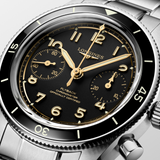 Longines Spirit Pilot Flyback 39.5mm Black Matt Dial Men's Watch L37214536