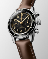 Longines Spirit Pilot Flyback 39.5mm Black Matt Dial Men's Watch L37214532