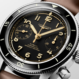 Longines Spirit Pilot Flyback 39.5mm Black Matt Dial Men's Watch L37214532