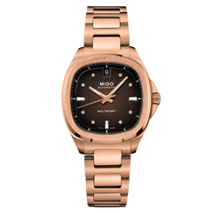 Mido Multifort TV 35mm Rose Gold Steel Women's Watch M0493073329600