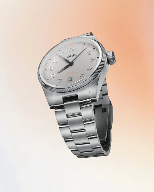 Oris ProPilot Date 41mm Grey Dial Men's Watch 01 733 7805 4163-07 8 20 04LC