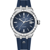 Maurice Lacroix AIKON Automatic 42mm Blue Dial Set Men's Watch AI6008-SS00F-430-C