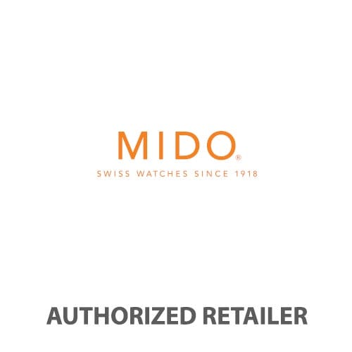 Mido Multifort TV Big Date Grey Dial Orange Strap Men's Watch M0495261708100