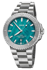 Oris Aquis New York Harbor Limited Edition II 43.5mm Green Dial Men's Watch 01 733 7789 4187-Set