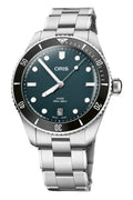 Oris Divers Date 39mm Blue Dial Men's Watch 01 733 7795 4055-Set