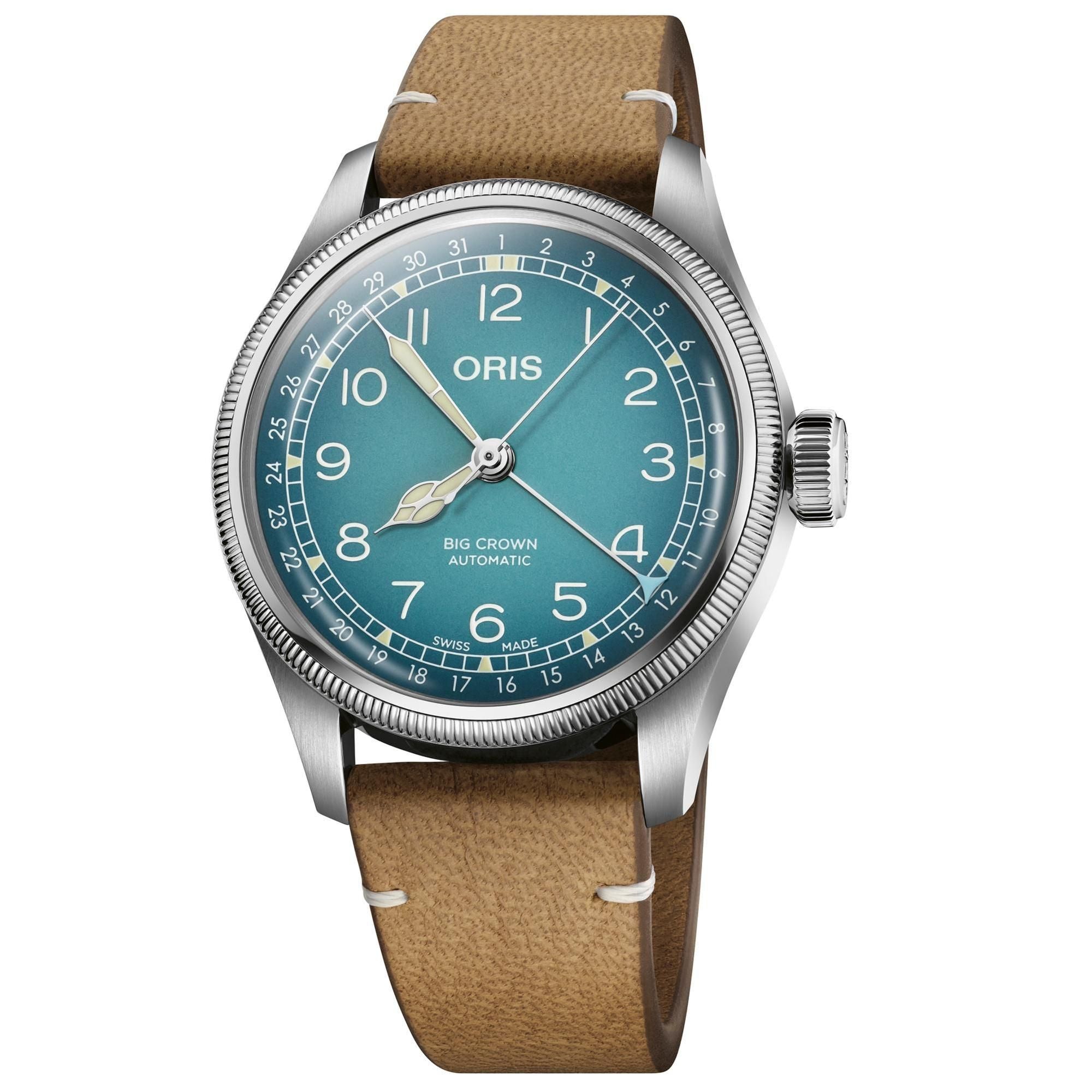 Oris Big Crown Oris x Cervo Volante 38mm Blue Dial Men's Watch 01 754 7779 4065-Set