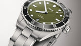 Oris Divers Date 39mm Green Dial Men's Watch 01 733 7795 4057-Set