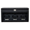 WOLF Heritage Triple Watch Winder With Storage Black 270502