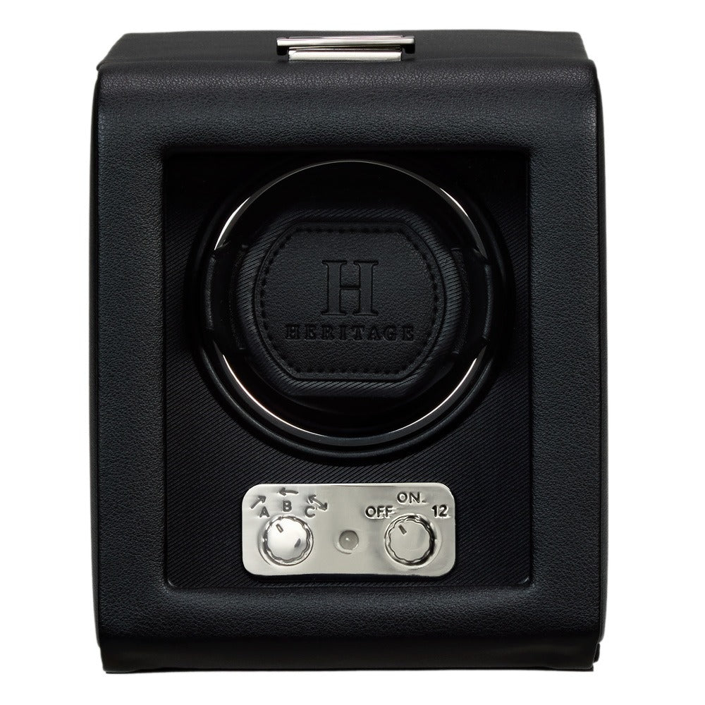 WOLF Heritage Single Watch Winder Black 270002