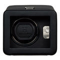 WOLF Windsor Single Watch Winder With Cover Black 4525029