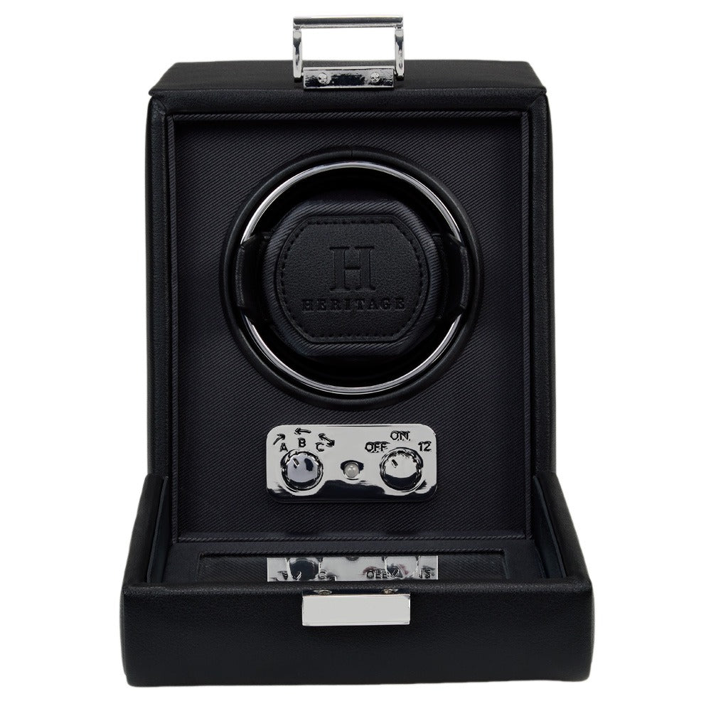 WOLF Heritage Single Watch Winder Black 270002