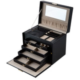WOLF Heritage Medium Black Jewelry Box 280102