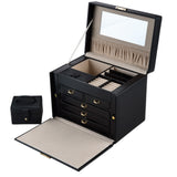 WOLF Heritage Medium Black Jewelry Box 280102