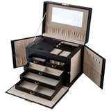 WOLF Heritage Medium Black Jewelry Box 280102