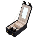 WOLF Heritage Small Black Jewelry Box 280002