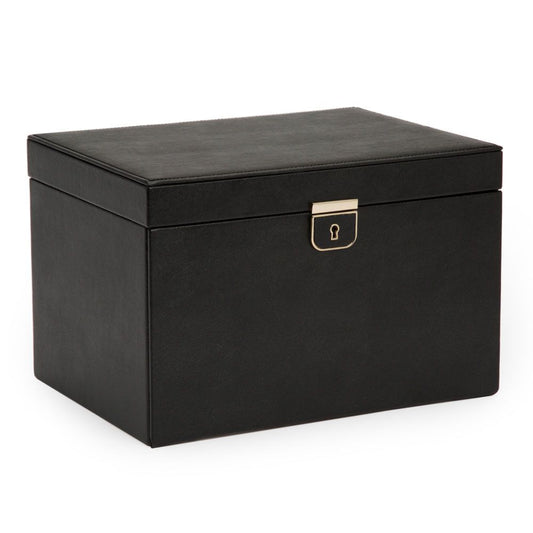 WOLF Palermo Black Anthracite Large Jewelry Box 213002
