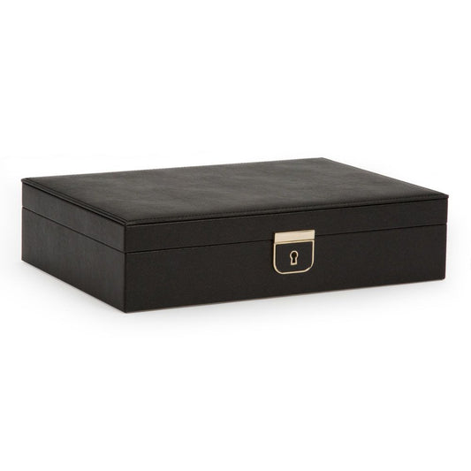 WOLF Palermo Black Anthracite Medium Jewelry Box 213202