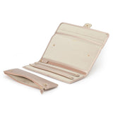 WOLF Palermo Rose Gold Jewelry Roll 213416