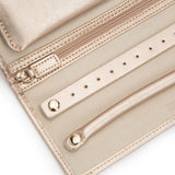 WOLF Palermo Rose Gold Jewelry Roll 213416