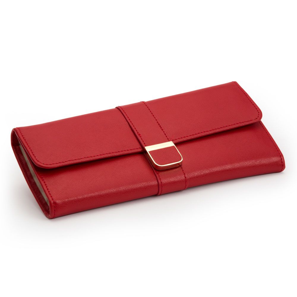 WOLF Palermo Red Jewelry Roll 213472