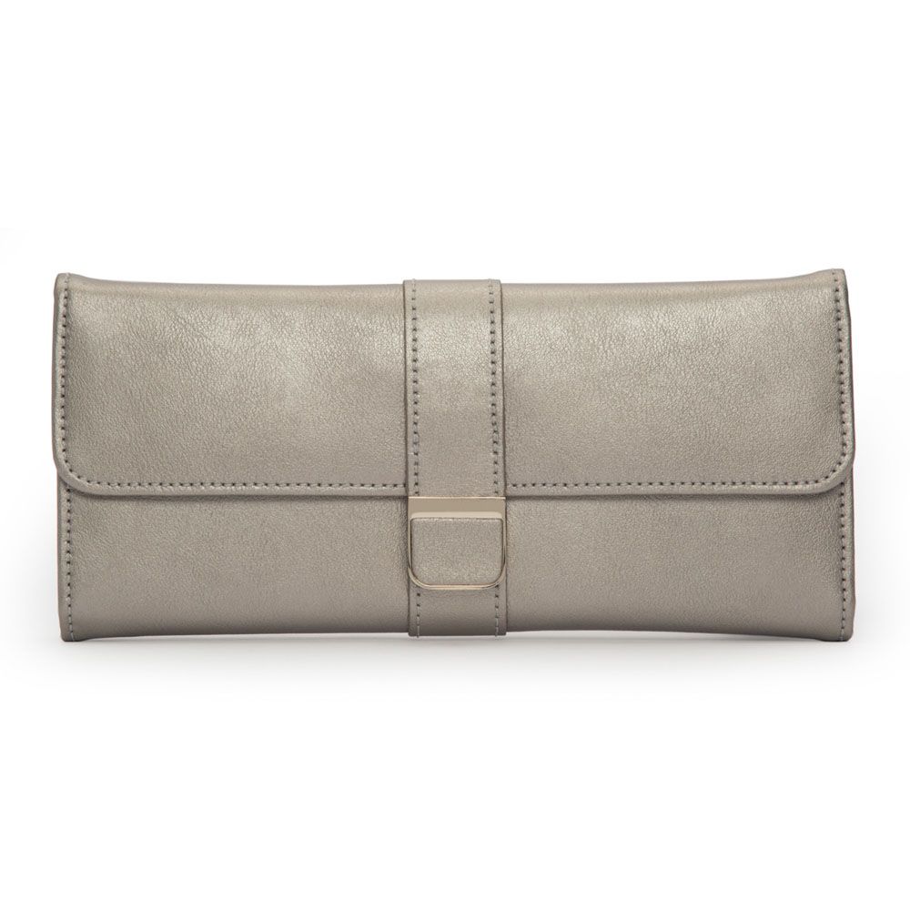 WOLF Palermo Pewter Jewelry Roll 213478