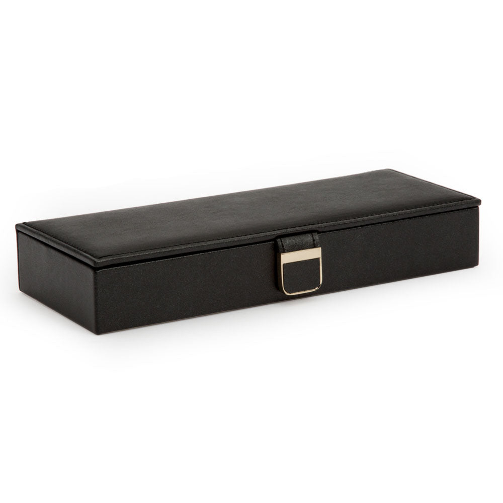 WOLF Palermo Black Anthracite Safe Deposit Jewelry Box 213502