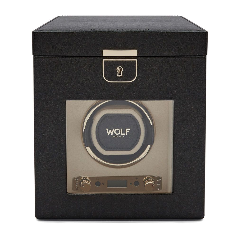WOLF Palermo Single Watch Winder Black 213702