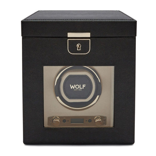 WOLF Palermo Single Watch Winder Black 213702