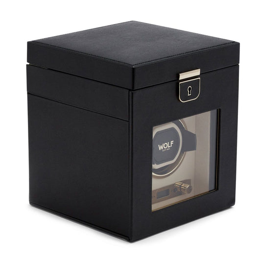 WOLF Palermo Single Watch Winder Black 213702