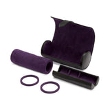 WOLF Blake Triple Watch Roll With Jewelry Capsule Black/Purple 305028