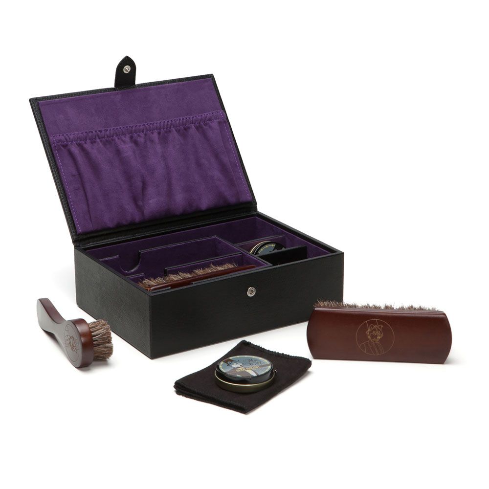 WOLF Blake Shoe Shine Kit Black - Purple 305228