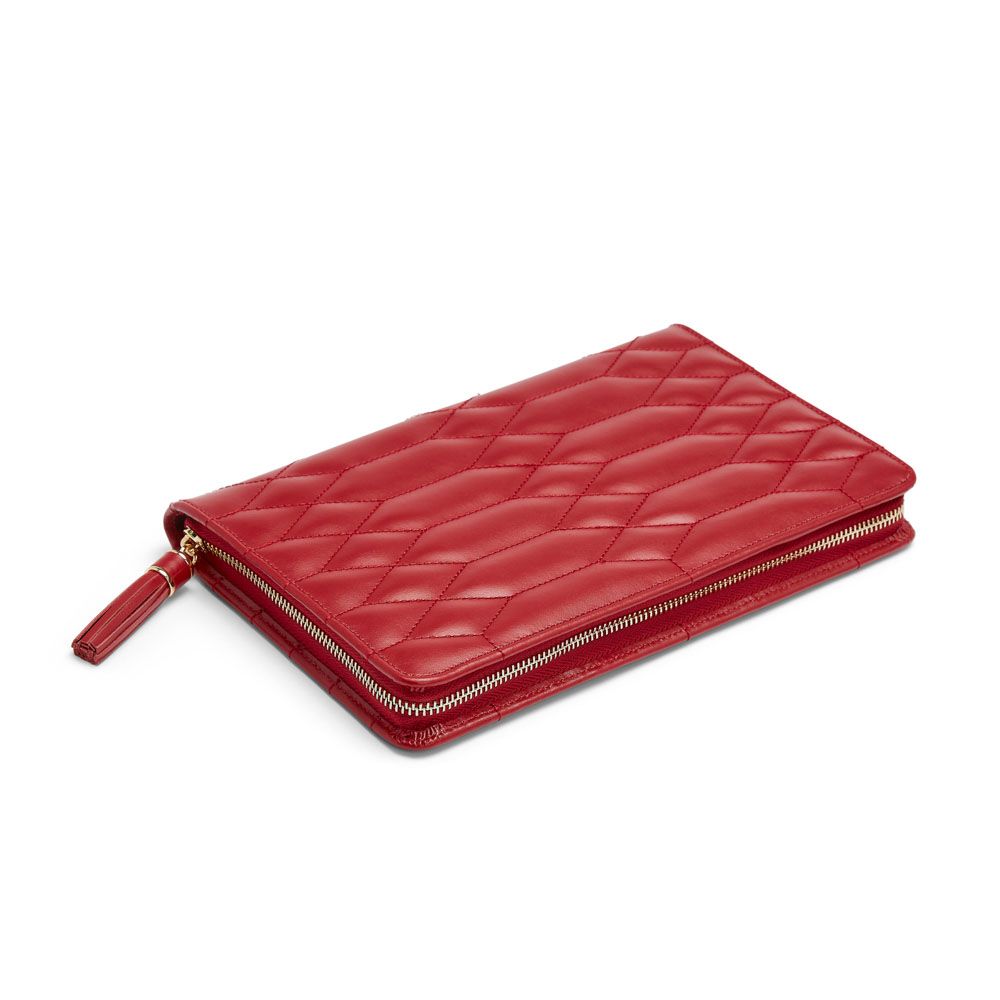 WOLF Caroline Large Jewelry Portfolio Red 324072