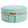 WOLF Sophia Jade Round Zip Jewelry Case 392330