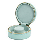 WOLF Sophia Jade Round Zip Jewelry Case 392330
