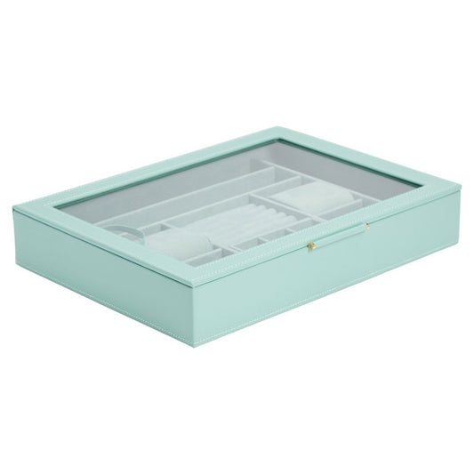 WOLF Sophia Jade Jewelry Box With Window 392430
