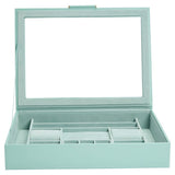 WOLF Sophia Jade Jewelry Box With Window 392430