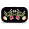 WOLF Zoe Travel Zip Case Indigo Velvet Floral Embroidery 393316